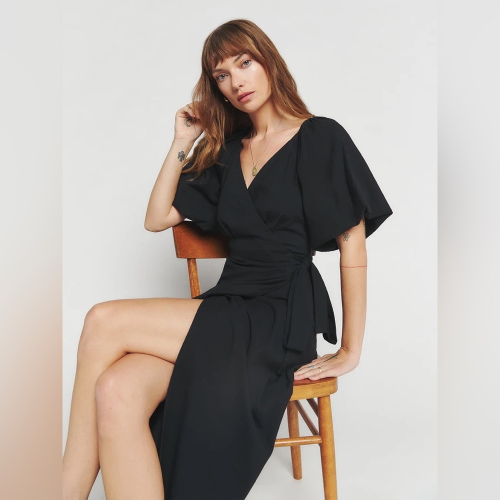 Reformation Olea Wrap Dress